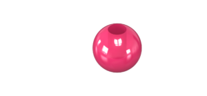 Drilled Ruby Balls